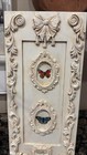 Vtg Victorian French Country Wall Shelf Antiqued Chateau Shabby Chic Decor Plaqu
