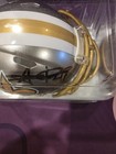 Alvin Kamara Signed New Orleans Saints Flash Alternate Mini Helmet - Beckett Coa