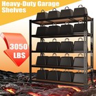 5-tier Heavy Duty Metal Shelving Unit Garage Shelves Adjustable Utility Rack
