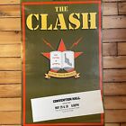 The Clash Original 1982 Us Tour Concert Poster Asbury Park Punk Combat Rock