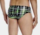 Speedo Mens Powerflex Eco Laser Sticks Brief 7705707 320 Green Size 26 Or 28 Nwt