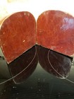 Vintage 4 t X 4 25 w X 2 d Redwood Bookends california Redwood b38 