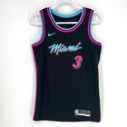 Dwyane Wade Miami Heat  3 Nike Vice City Edition Swingman Jersey 40 Small Black