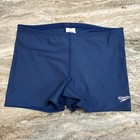 New Speedo Men s Endurance Square Leg Swim Race Trunk Brief 34  805016