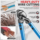 Heavy Duty 23  Wire Cutting Tool W  Smooth Mating Jaws   Rubber Handles Blue