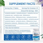 Omogs Probiotics 120 Billion Cfus 18 Strains with 3 Organic Prebiotics     