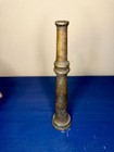 Vintage 2 Piece 12  Solid Brass Firefighter Fireman Fire Hose Nozzle Tarnished