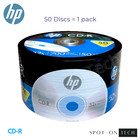50 Hp Cd Cd-r Logo Blank Media Disc 52x 88min 700mb Storage - Same Day Ship