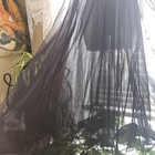 Vintage Victoria s Secret Long Black Chiffon Nightgown Lingerie Sexy Dreamy S