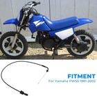 Fits Yamaha Pw50 Single Throttle Cable For Oil Injection Pump Delete 1981-2002