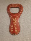 1940 s Harvard Brewing  Lowell Ma  Litho Metal Pressed Steel Beer Bottle Opener