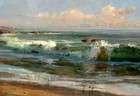 Coastal Seascape Hand-painted Oil Painting Canvas Wall Art Mq225