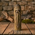 Wooden Odin Figurine Hand Carved Norse Viking God Altar Decor Birthday Gift 15cm