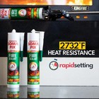 Furnace Cement  2732  f  Heat Resistant Refractory Cement  Fireplace Mortar