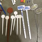 Vintage   Rare Lot Of 70 stir Stick Swizzle Stick Drink Stirrer Cocktail Picks