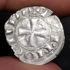 Prince Bohemond Iii Crusades Silver Coin Antioch Denier 1163ad Crusader States