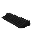Hanes No Show Socks Boys Cushioned Comfort Toe Ez Sort Wicking White Grey S-l