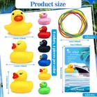 72 Pcs Jeep Ducks Cruise Kit Bulk Duckies For Ducking With Tags Assorted Rubber