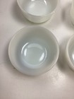 6  Vintage Fire King Anchor Hocking Oven Glass  Milk Glass Ramekin Custard Cups