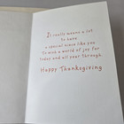 Vintage Thanksgiving Card Or Niece Calico Cat Kitten With Pumpkins Autumn Leaves