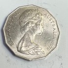 1970 Australia 50 Cents  Captain Cook 200th Anniversary Coin  Km 69