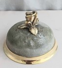Vintage Tiffany   Co Sterling Pin Cushion W  Rose And Gold Wash Sterling Base