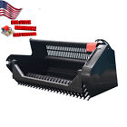 Fast Shipping  Skid Steer Rock Picker Bucket Extreme Duty For Efficient Sorting