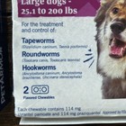 Petarmor 7 Way De-wormer 2 Flavored Chewables M To Large Dogs Lot Of 2 Exp 02 28