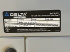 Delta 10  Left Tilt Contractors Table Saw 36-979  30  Rip Capacity  Electric
