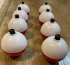 Fishing Bobbers Floats 2 Inch Red And White Snap-on Strike Indicator 