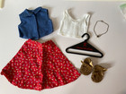 1998 Pc American Girl Of Today Doll Play Outfit Set With Htf Necklace