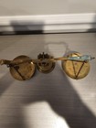 Vintage Brass Cherub Balance Scale     Ornate Mid-century Decorative Accent