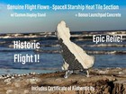 Space X Starship Sn24 Heat Shield Tile Flight 1 Surface Corner Section Ift-1 Set