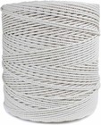 Golberg Twisted 100  Natural Cotton Rope White Cotton Rope 1 4 Inch X 25 Feet