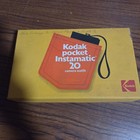 Vintage Kodak Pocket Instamatic 20 Camera 110 Film Outfit With Box And Manual