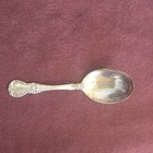 Towle Old Master Sterling Silver Baby Spoon 4 1 4    Floral Scroll Handle