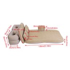 Portable Inflatable Car Back Seat Mattress Suv Travel Camping Soft Rest Air Bed
