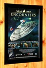 Star Trek Encounters Rare Small Poster   Old Ad Page Framed Ps2 Playstation 2 
