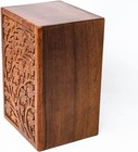 Rosewood Cremation Urn Handcrafted Wooden Urn Box For Human Ashes  xx-large Box 