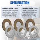 873117 064432 6pcs Inner outer Clutch Disc Kit Fit For Hobart Mixer M802   V1401