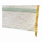 Vintage Handmade Crocheted Afghan Blanket Throw White Mint Green Cottage Core