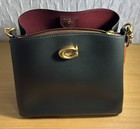 Coach Willow Bucket Bag Hunter Green In Excellent Condition  used 