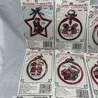 New Lot Of 11 New Berlin Craft Cross Stitch Christmas Ornaments Kits Sealed Vtg