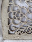 15 x13  Antique Floral Dome Porcelain Cast Iron Metal Wall Grate Heat Vent Cover