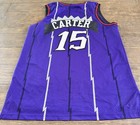 Vince Carter  15 Toronto Raptors Nba Nike Jersey Size Large Color Purple Clean 