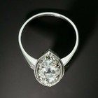 Vintage Threestone Edwardian Labcreated Diamond Circa Engagement 14k Goldfn Ring