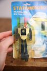 Vintage 1985 Space Robot Toy Transformer Figure W  Sword 80s Rare On Card