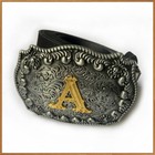 Initial Letter A To Z Western Cowboy Rodeo Belt Buckle Usa Seller Free Shipping