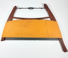 Vintage Hand Painted Buck Saw - Original Primitive Appalachia Folk Art 