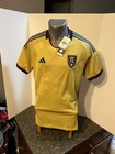 Adidas Real Salt Lake 23-24 Away Jersey Mens Yellow Blue Mls Soccer Med Nwt